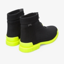 Camper Pix Ankle Boots Black - Mens Singapore WROVJS-096